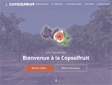 Tablet Screenshot of copsolfruit.com